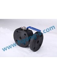 API/DIN forged steel three way ball valve